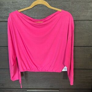 Women’s long sleeve crop top